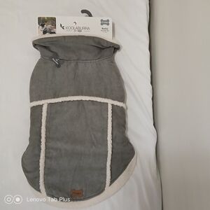 Koolaburra by UGG Rocky Faux Suede Gray Reversible Sherpa Dog Vest EXTRA LARGE